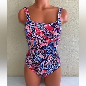 Tommy Bahama Java Calypso Pink One-Piece Swimsuit